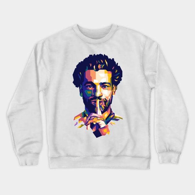 Mo Salah Pop Art Crewneck Sweatshirt by ESENTIAL-AF